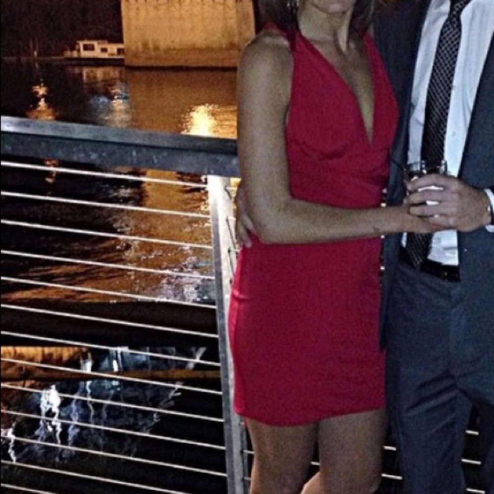 Red Von Vonni convertible dress